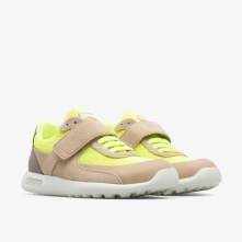 Camper Beige / Neon Yellow Sneakers Kids - Driftie Online Ireland | DRPVQ4857